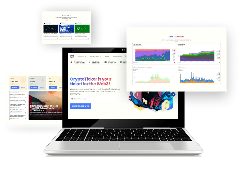 CryptoTicker – Blockchain News, Market Insights & Educational Content Banner